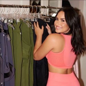 Fabletics Demi Lovato High Impact Pink Sports Bra